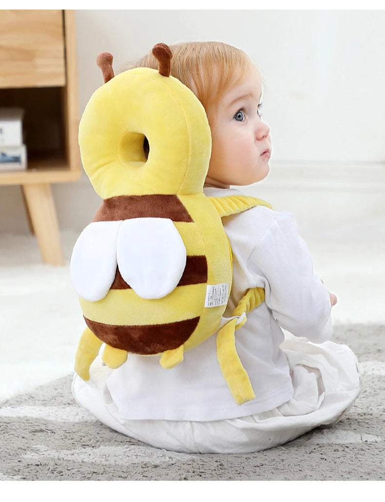Cute Cartoon Baby Head Back Protector Kids Safe Protect Pillows Learn Walk Head Protector Cushion Anti Fall Backward Cap Carry