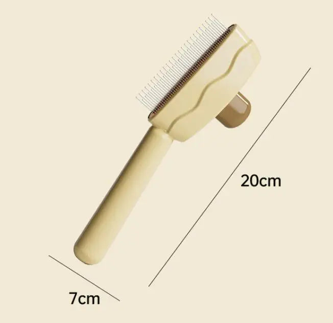 Dog Comb Massage Dog Brush Automatic Pet Hair Remover Self Cleaning Cat Brush Dogs Grooming One Button Hair Comb Pet Products