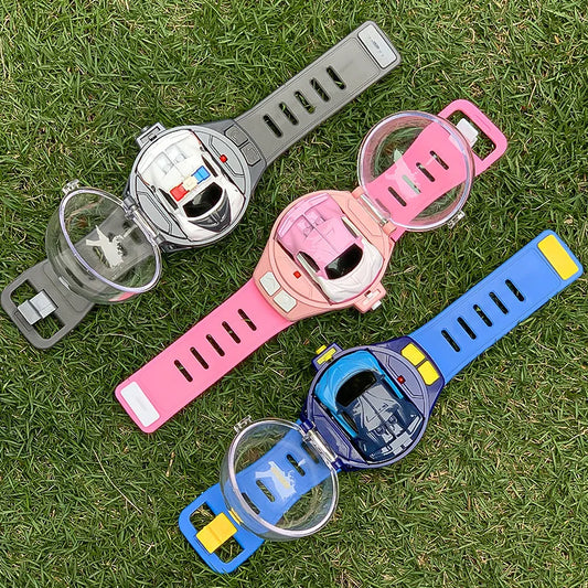 2.4G Mini Watch Control Car Cute RC Car Kids Companion Birthday Boy Girl Gift Christmas Watch RC Car Toy