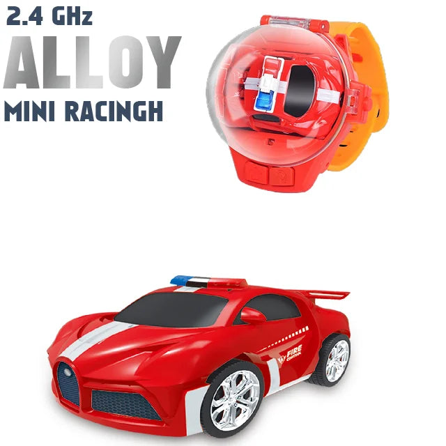 2.4G Mini Watch Control Car Cute RC Car Kids Companion Birthday Boy Girl Gift Christmas Watch RC Car Toy