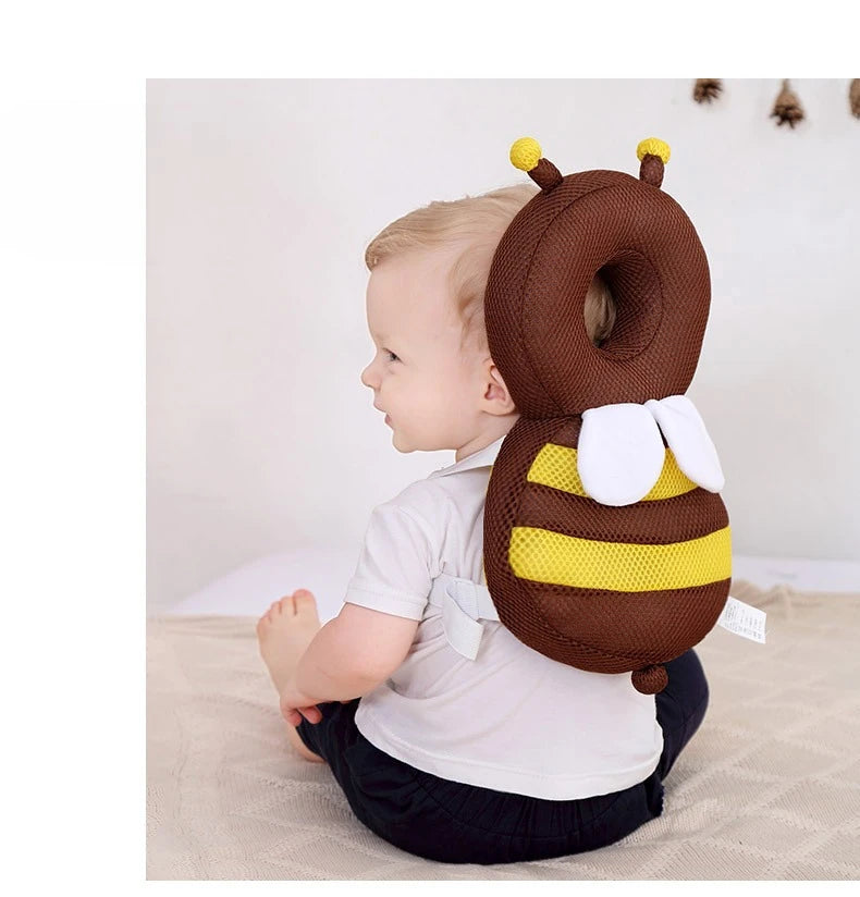 Cute Cartoon Baby Head Back Protector Kids Safe Protect Pillows Learn Walk Head Protector Cushion Anti Fall Backward Cap Carry