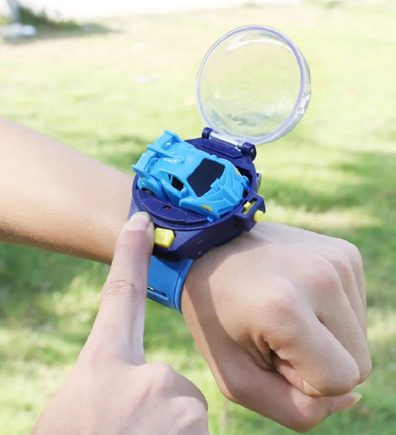2.4G Mini Watch Control Car Cute RC Car Kids Companion Birthday Boy Girl Gift Christmas Watch RC Car Toy