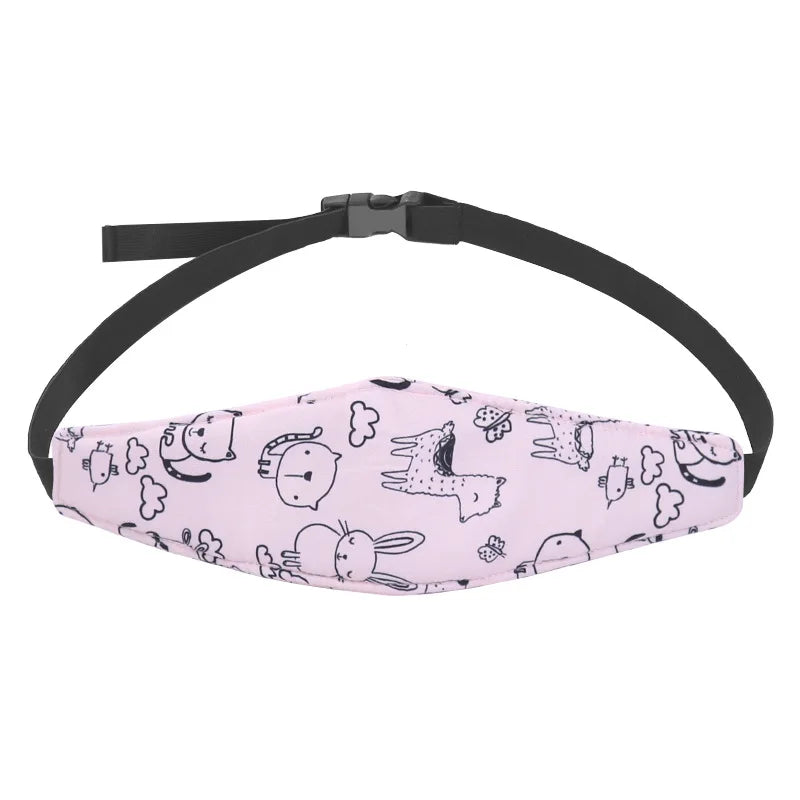 Baby Carseat Head Support Adjustable Infant Stroller Neck Relief Strap Pillow Fastening Belt Headrest  Toddler Sleep Positioner