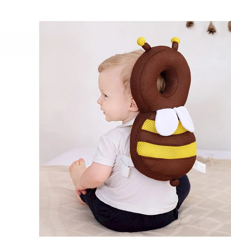 Cute Cartoon Baby Head Back Protector Kids Safe Protect Pillows Learn Walk Head Protector Cushion Anti Fall Backward Cap Carry