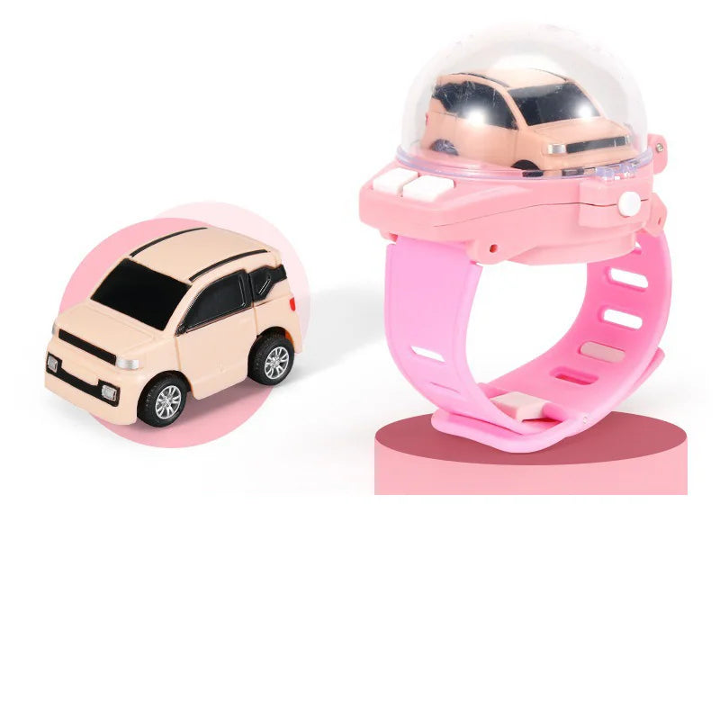 2.4G Mini Watch Control Car Cute RC Car Kids Companion Birthday Boy Girl Gift Christmas Watch RC Car Toy