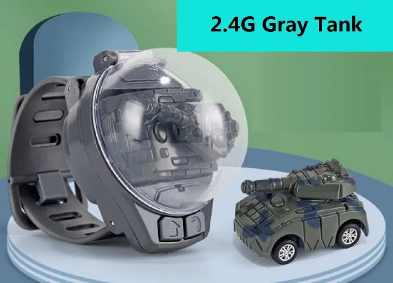 2.4G Mini Watch Control Car Cute RC Car Kids Companion Birthday Boy Girl Gift Christmas Watch RC Car Toy