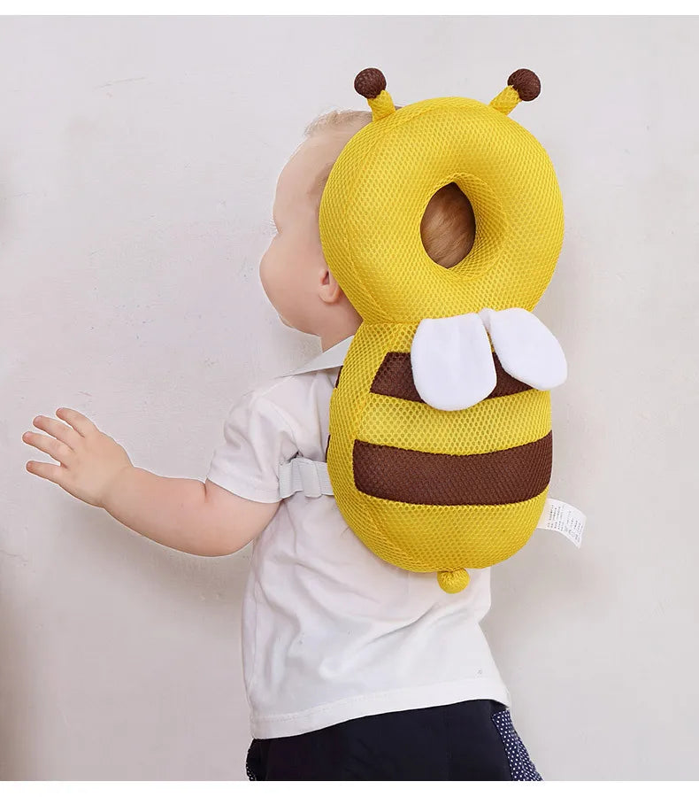 Cute Cartoon Baby Head Back Protector Kids Safe Protect Pillows Learn Walk Head Protector Cushion Anti Fall Backward Cap Carry