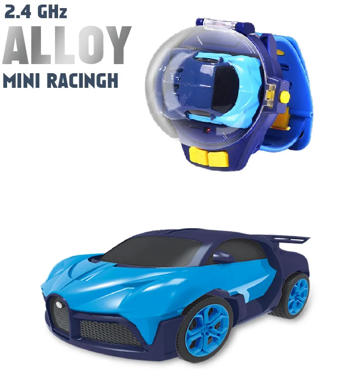 2.4G Mini Watch Control Car Cute RC Car Kids Companion Birthday Boy Girl Gift Christmas Watch RC Car Toy