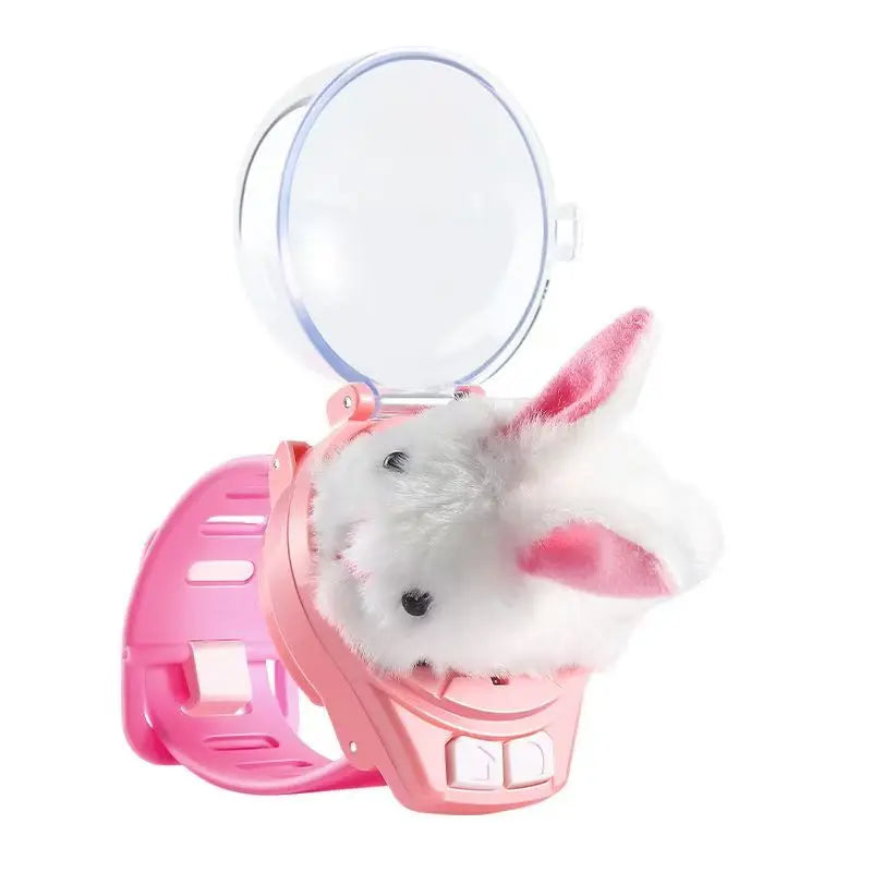 Capybara Rabbit Remote Control Car Watch Toys with Light 2.4G Racing Car Wrist Toy for Kid RC Small Car Interactive Game