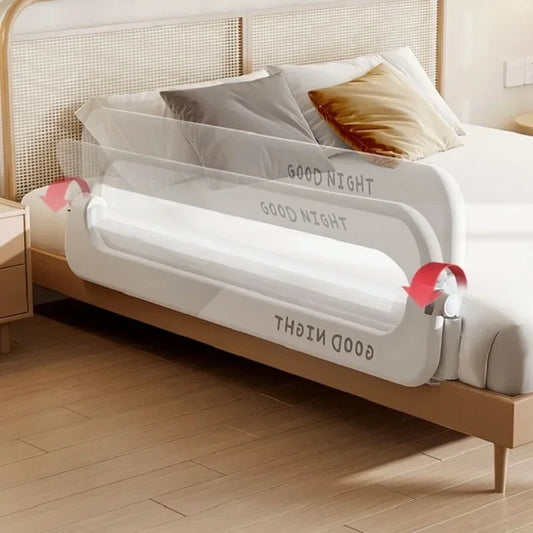 IMBABY Bed Guardrail Anti Fall Baby Safety Bed Barrier Portable Crib Cover Adjustable Bed Rail Guard Bedroom Crib Bumpers